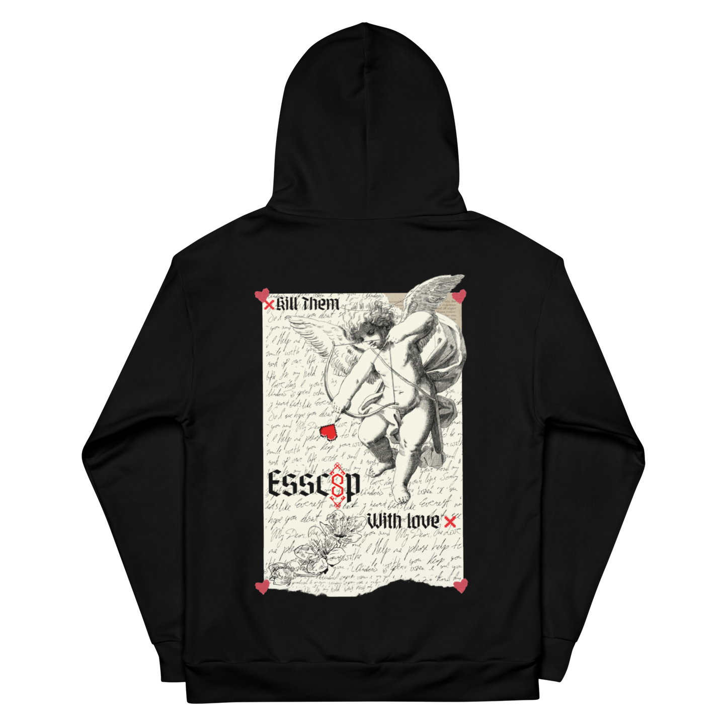 KILL THEM WITH LOVE HOODED SWEATSHIRT