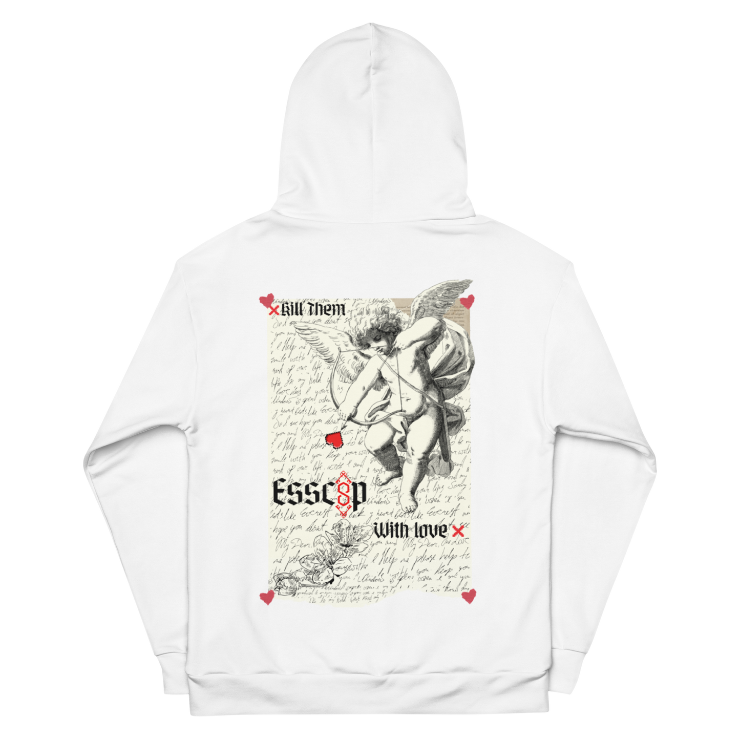KILL THEM WITH LOVE HOODED SWEATSHIRT